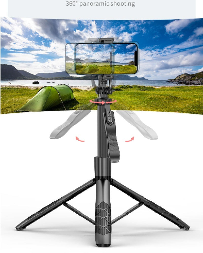 AI Auto Face Tracking Phone Holder with 360-degree smart rotation, gesture control, USB rechargeable battery, and tripod compatibility for vlogging and live streaming
