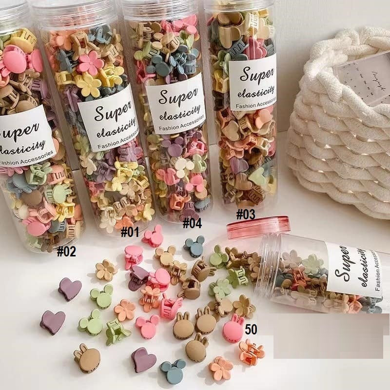 Colorful candy small clip mini small princess head hair clip summer forehead bangs side clip hair accessories (Available)