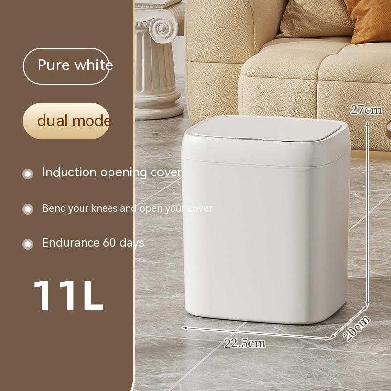 Smart Sensor Trash Can with automatic touchless lid for kitchen bathroom bedroom and office
