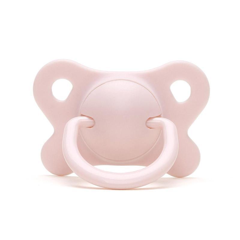 Pacifier Sleeping Baby Pacifier Newborn Silicone Pacifier Super Soft Flat Head  (Available)