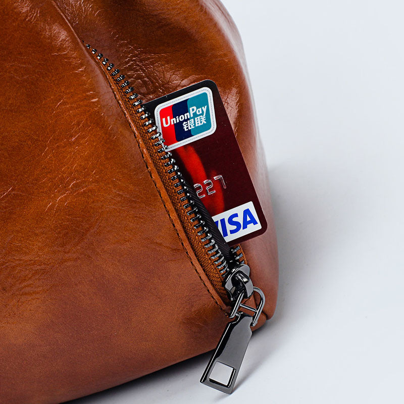Oil wax leather women bag Bangladesh vintage shoulder crossbody handbag stylish fashion purse