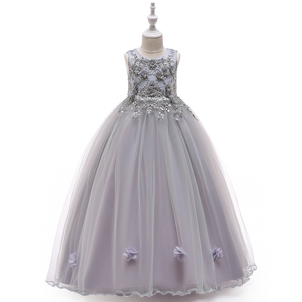 Flower Girl Dress Sleeveless Princess Dress (Available)