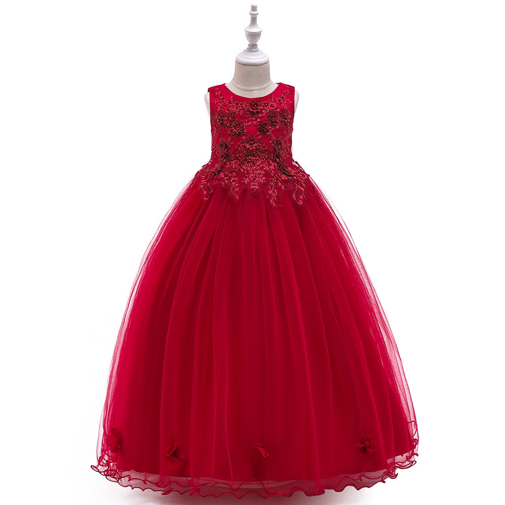 Flower Girl Dress Sleeveless Princess Dress (Available)