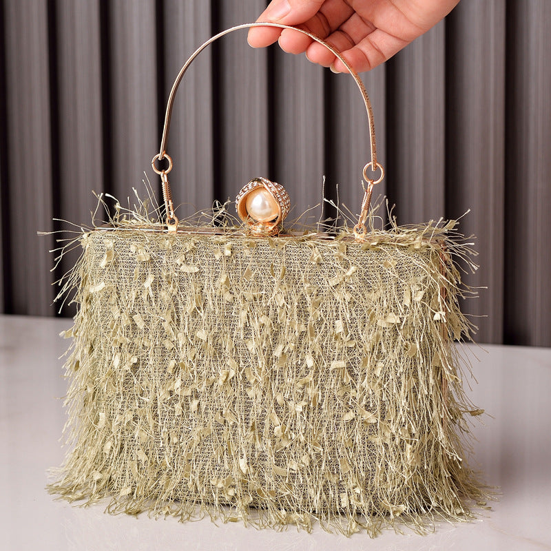 Tassel party handbag Bangladesh luxury designer square crossbody shoulder evening bag women fashion