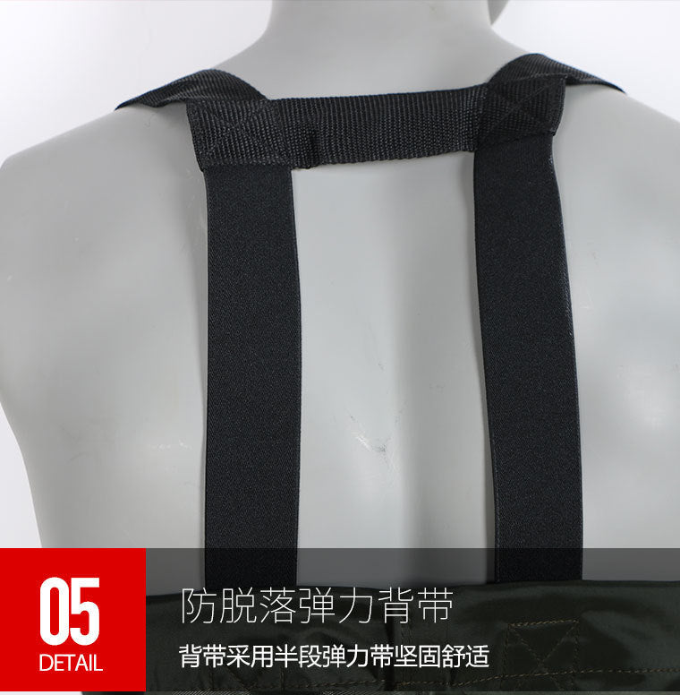 Fishing Wader Pants Overalls With Boots Set Adult Men Women Chest-Lenght Hunting Rice Transplanting Waterproof Trousers Suit