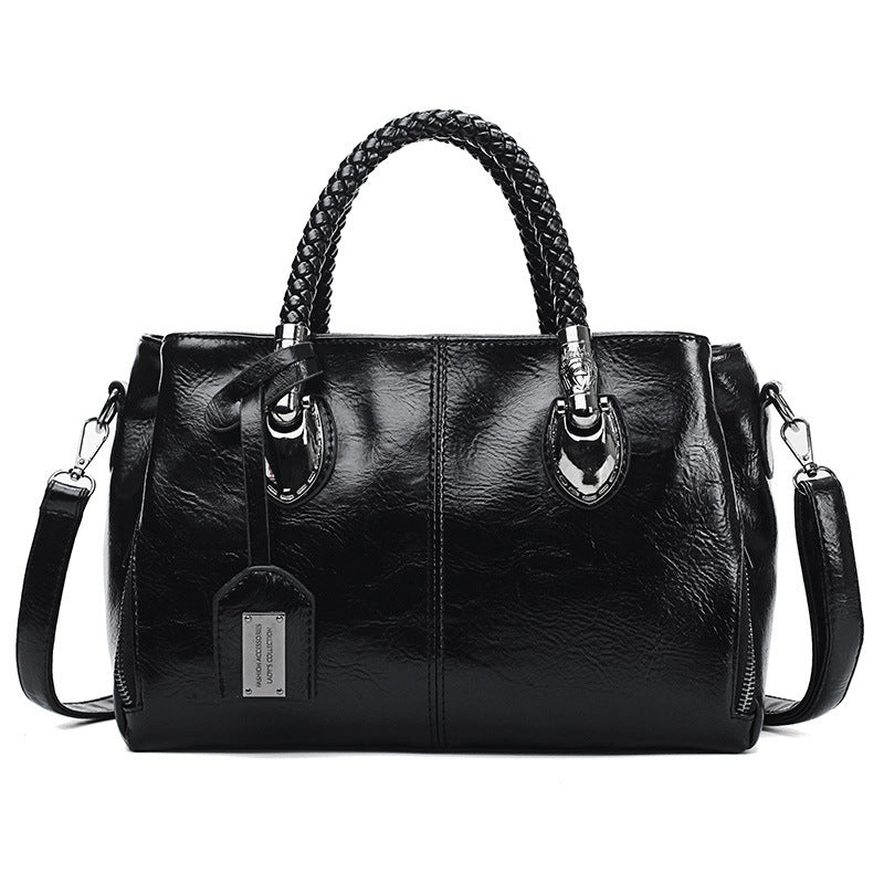 Oil wax leather women bag Bangladesh vintage shoulder crossbody handbag stylish fashion purse