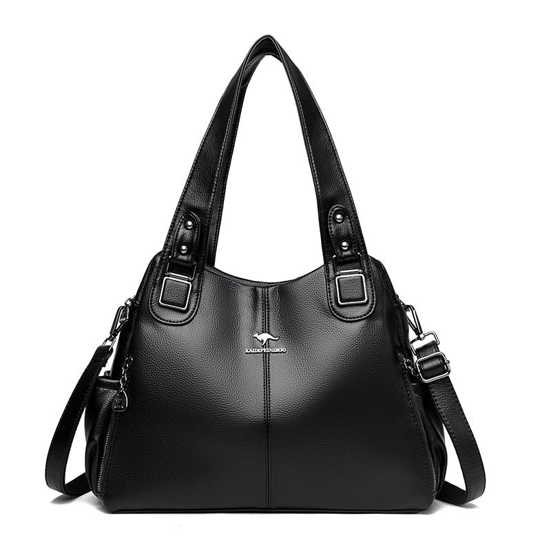 Women Large Capacity Shoulder Bag Fashion Elegant Crossbody Tote Bag Vintage Style Bangladesh
