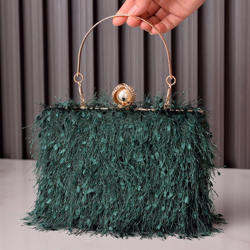 Tassel party handbag Bangladesh luxury designer square crossbody shoulder evening bag women fashion