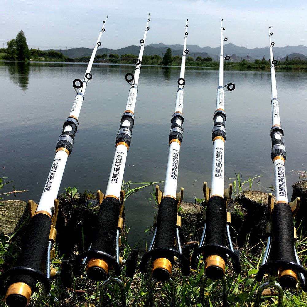 2.1M -3.6M Carp Fishing Rod Feeder Hard FRP Carbon Fiber Telescopic Fishing Rod Fishing Pole (Available) - Mom & Kids