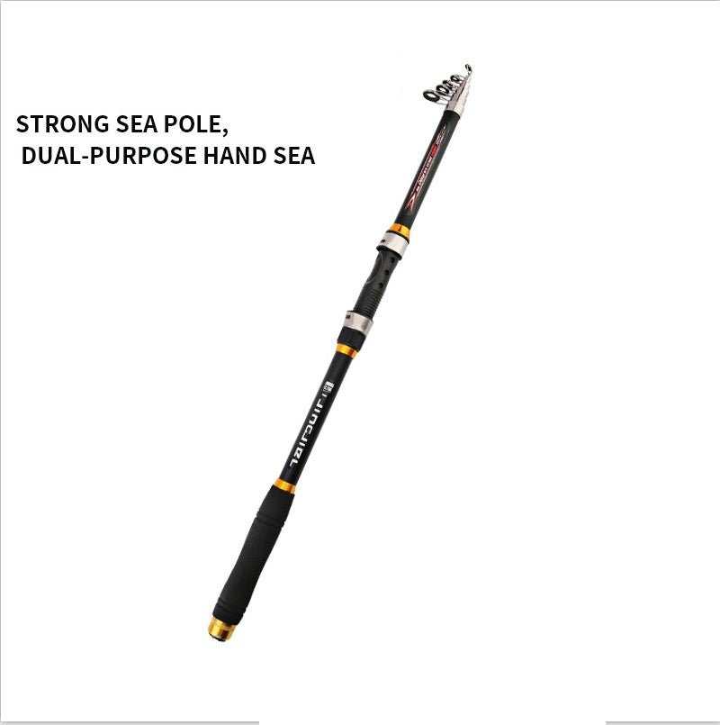 2.1M -3.6M Carp Fishing Rod Feeder Hard FRP Carbon Fiber Telescopic Fishing Rod Fishing Pole (Available) - Mom & Kids