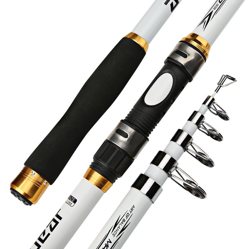 2.1M -3.6M Carp Fishing Rod Feeder Hard FRP Carbon Fiber Telescopic Fishing Rod Fishing Pole (Available) - Mom & Kids