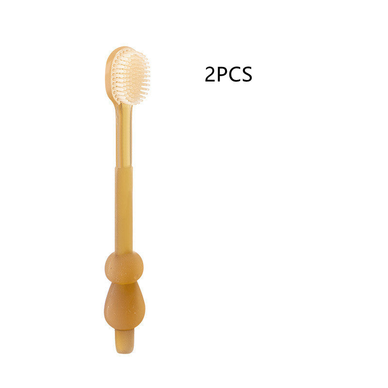 Baby Silicone Milk Toothbrush Tongue Coating Oral Cleaning