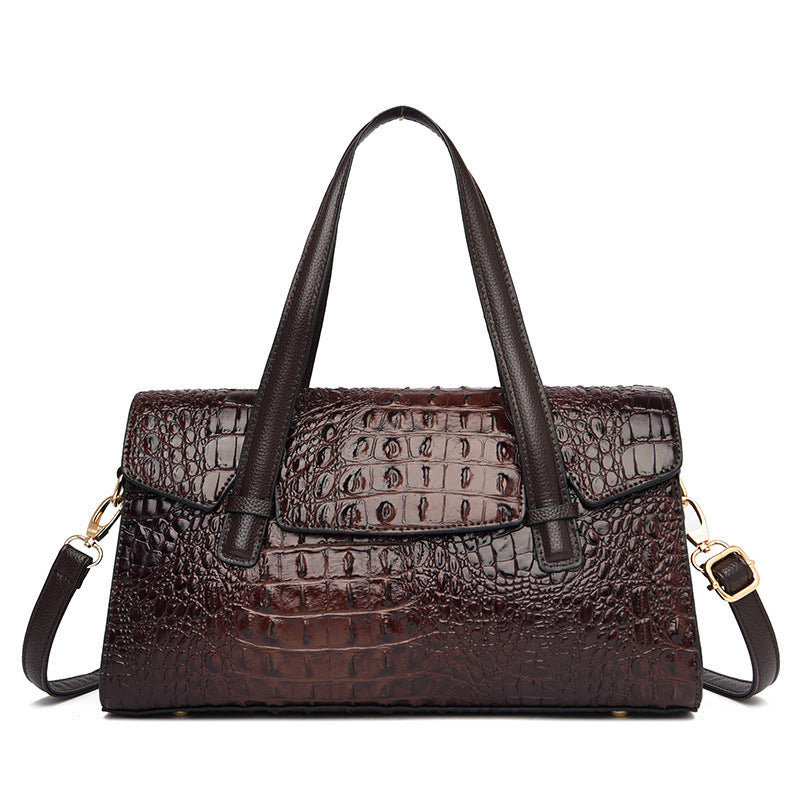 Soft Leather Fashion Handbag Large Capacity Shoulder Messenger Bag