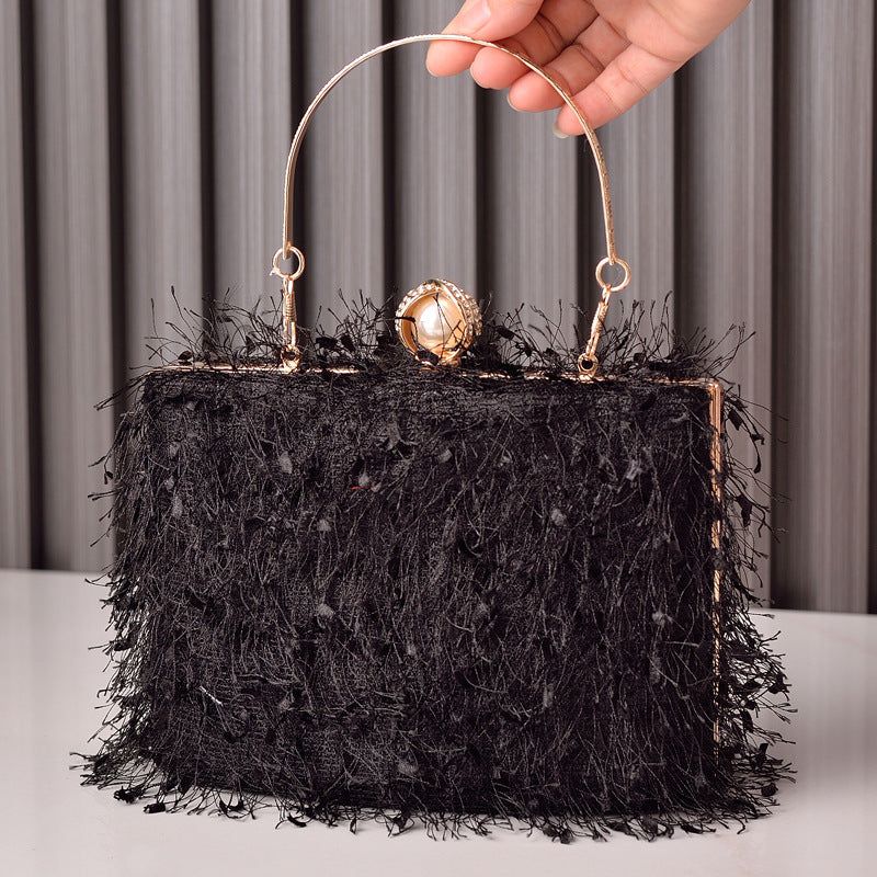Tassel party handbag Bangladesh luxury designer square crossbody shoulder evening bag women fashion