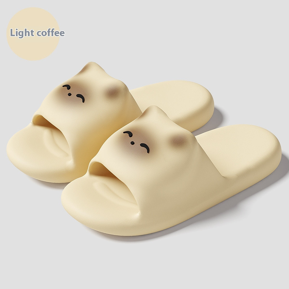 Cartoon Kitten Women's Soft Bottom Non-slip Eva Slippers