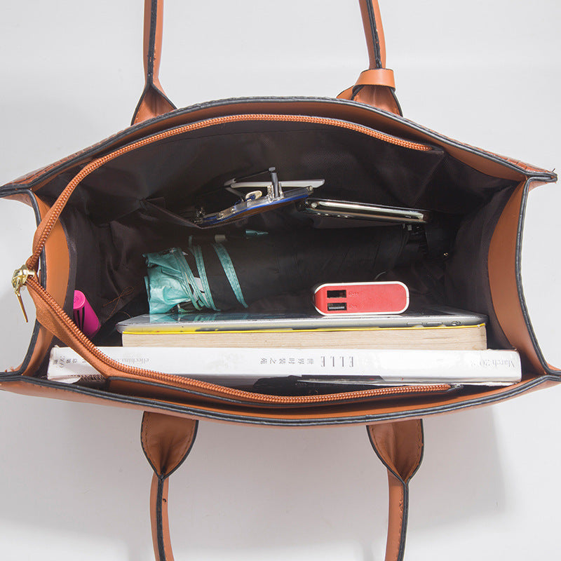 Women's Handbag Shoulder Bag Three-piece Set