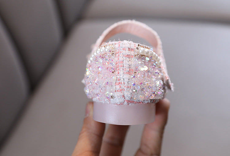 Bow Baby Princess Children's Single-layer Shoes (Available)