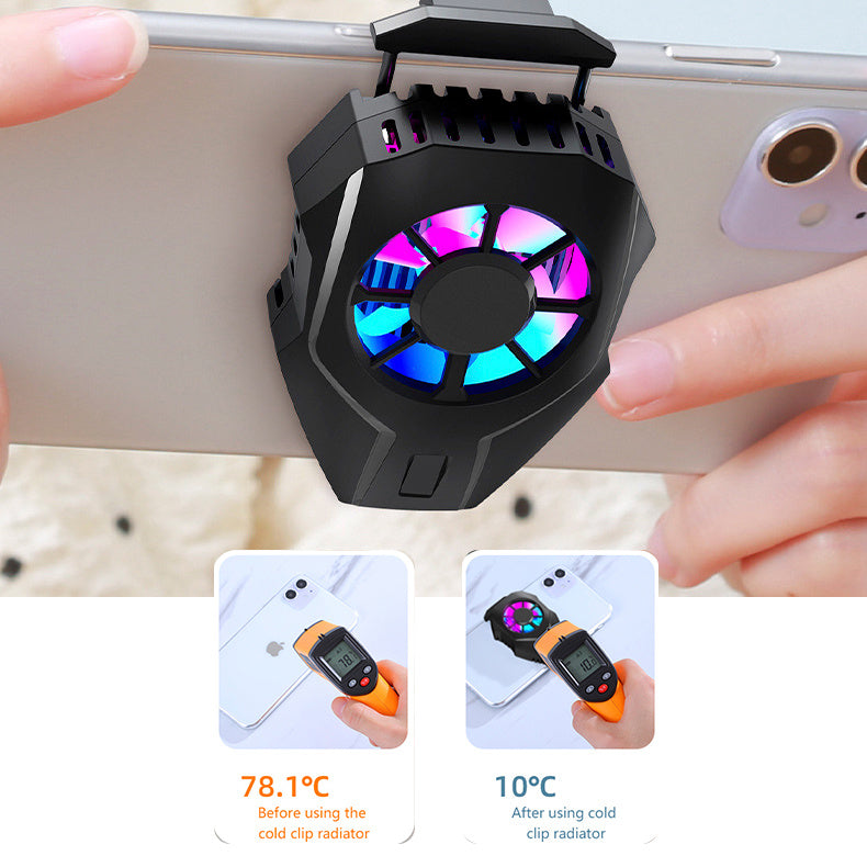 Mini mobile phone cooler Bangladesh smartphone gaming cooling fan clip on heat reduction device