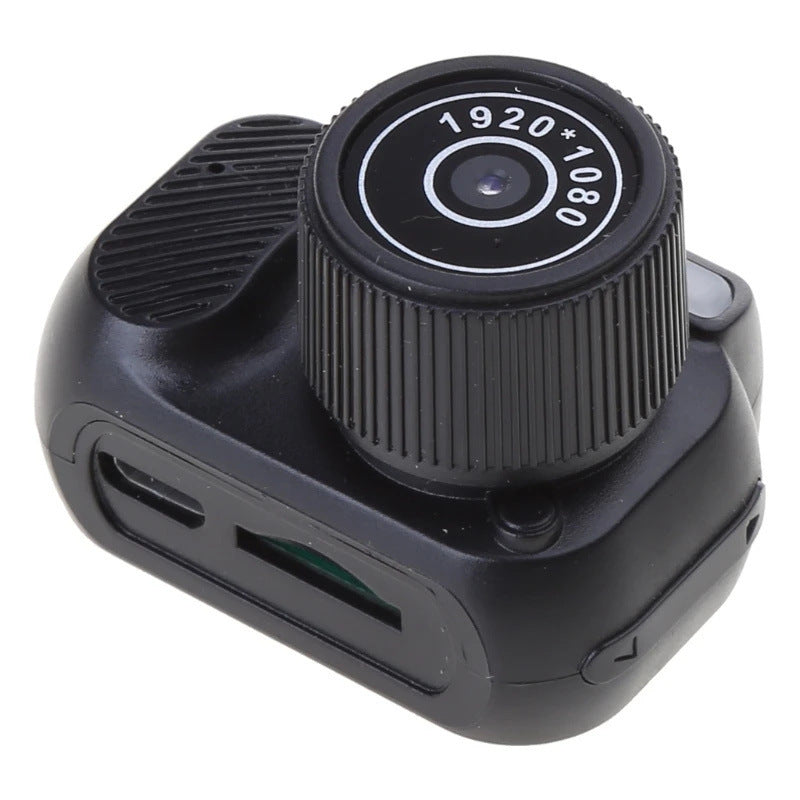 Retro Mini Digital Camera with 1080P HD recording, built-in display screen, and portable vintage design