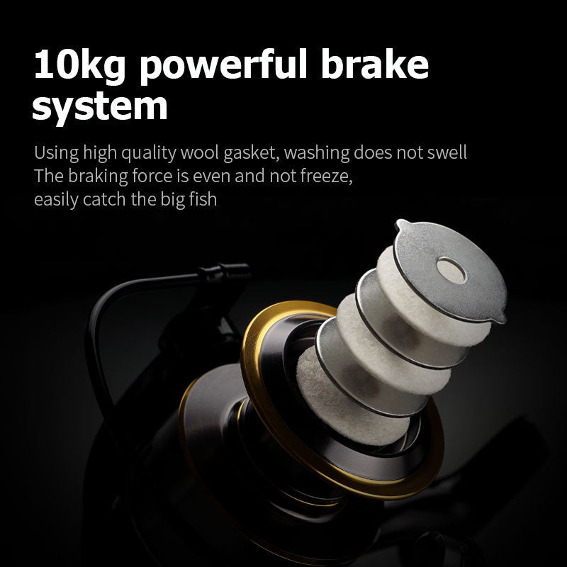 Full metal fishing reel Bangladesh durable spinning reel fishing rod accessory strong metal body smooth line control