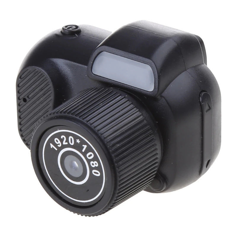 Retro Mini Digital Camera with 1080P HD recording, built-in display screen, and portable vintage design