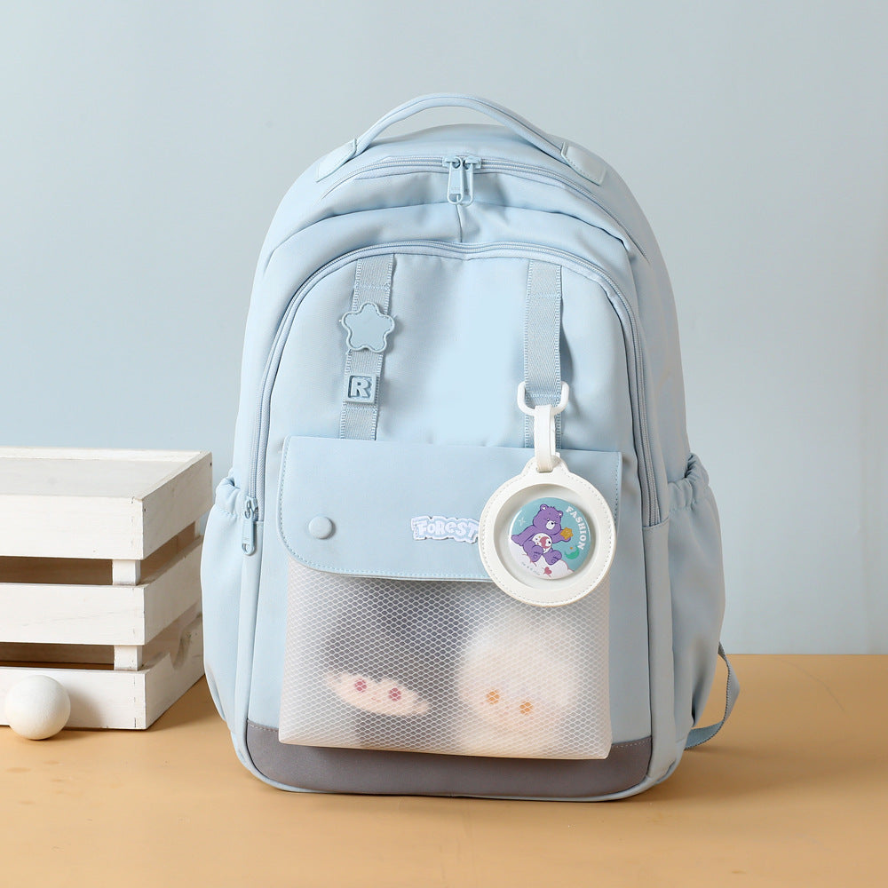 Fashion Campus High School And College Student Lightweight Casual Backpack