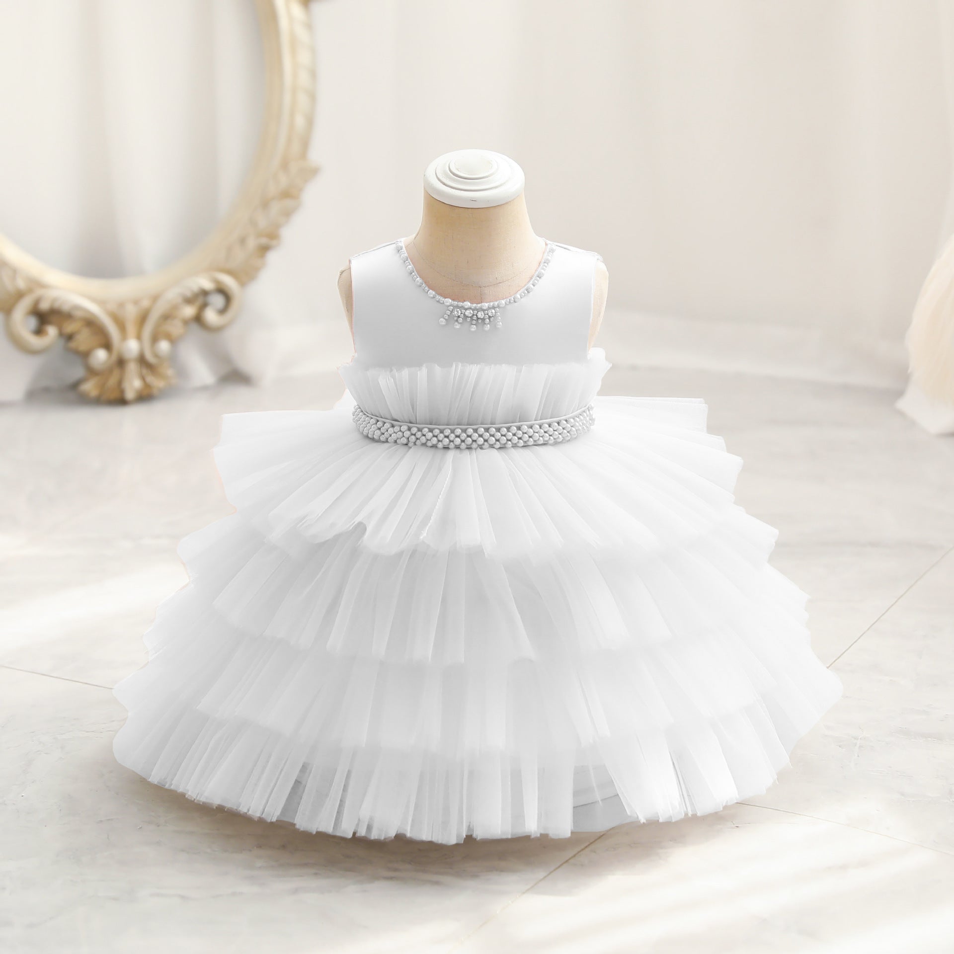 Gradient Cake Dress Children's Dress Princess Dress (Available)