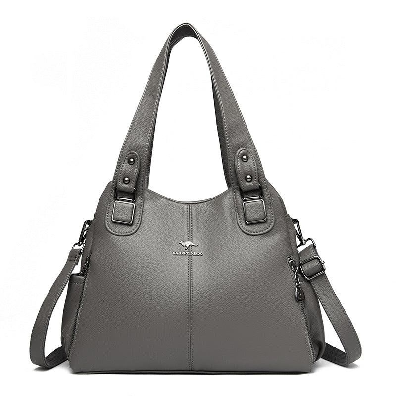 Women Large Capacity Shoulder Bag Fashion Elegant Crossbody Tote Bag Vintage Style Bangladesh