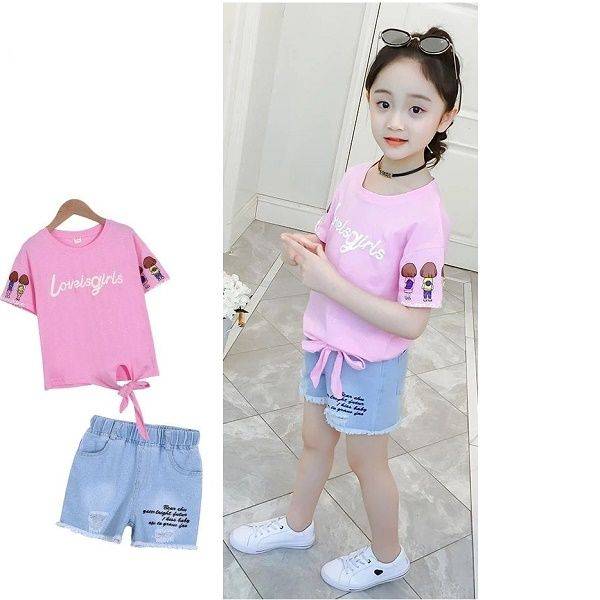 Girls Western Dress Set Bangladesh - Original Imported Stylish Kids Outfit