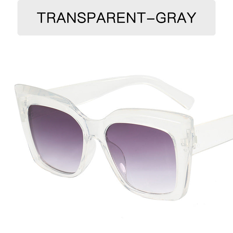 Women's Fashion Catwalk Large Frame Cat Eye Sunglasses