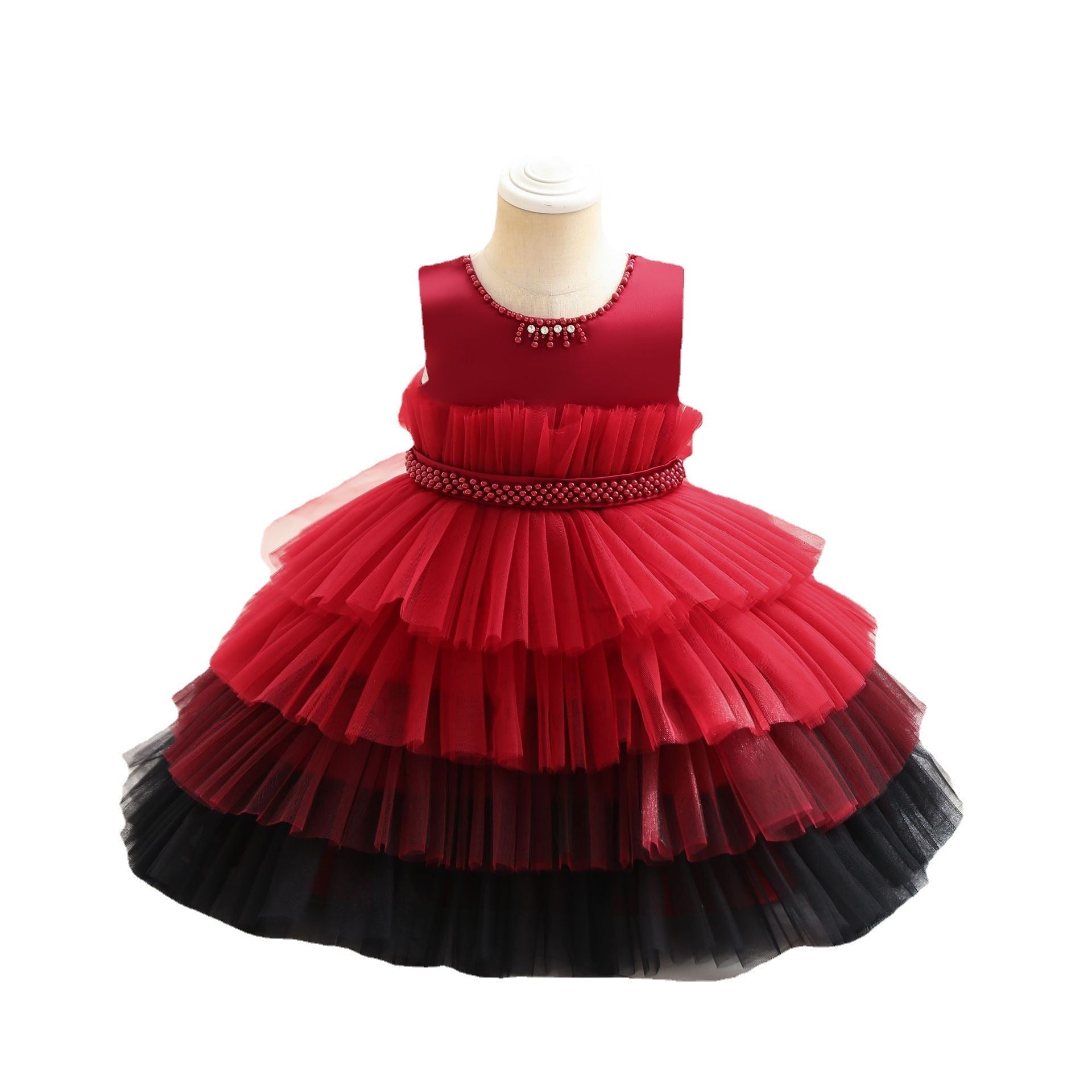 Gradient Cake Dress Children's Dress Princess Dress (Available)