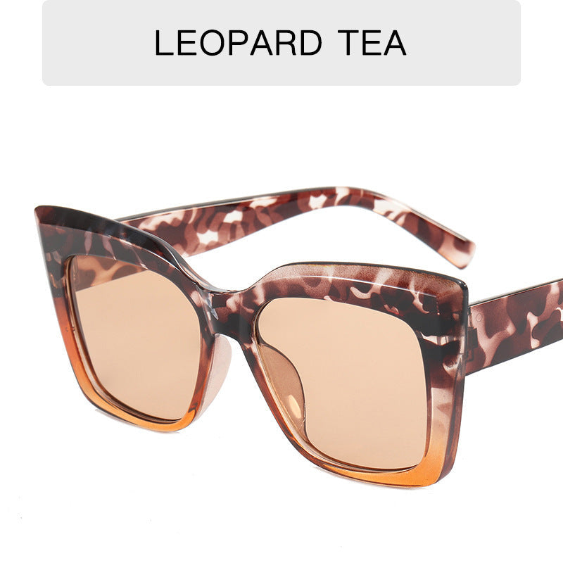 Women's Fashion Catwalk Large Frame Cat Eye Sunglasses