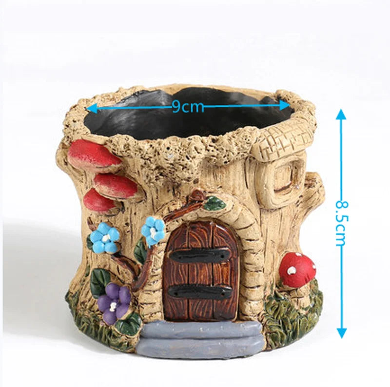 Succulent Plants Flower Pot, Creative Flowerpot, Hollow Shape, Floral Flower Pot, Crafts, Desktop Ornaments, Planter Decor