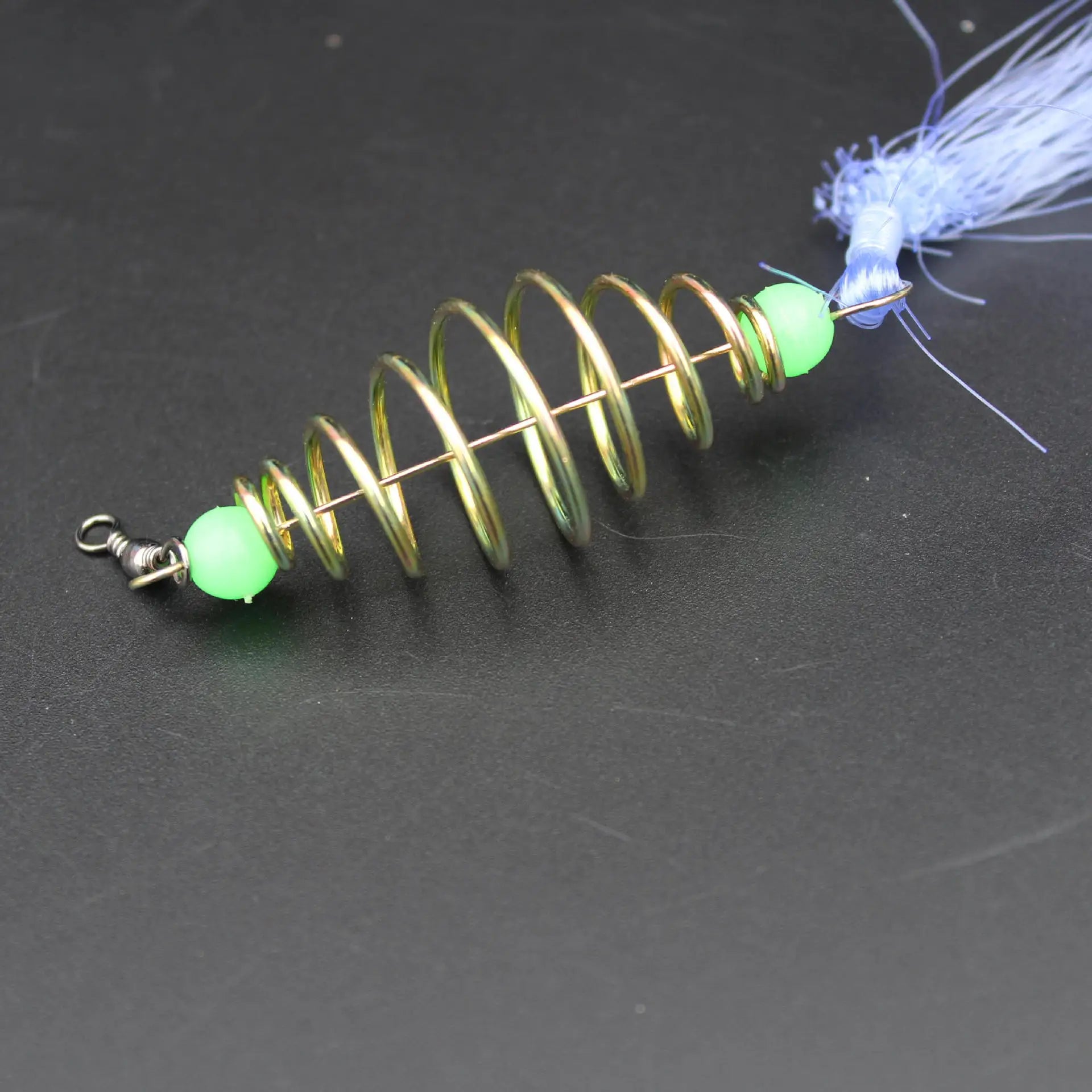 Fishing Spring Net with Luminous Beads Netting for Night Fishing Shoal Cast Nets Outdoor Traps