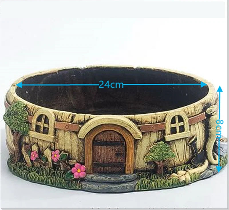 Succulent Plants Flower Pot, Creative Flowerpot, Hollow Shape, Floral Flower Pot, Crafts, Desktop Ornaments, Planter Decor