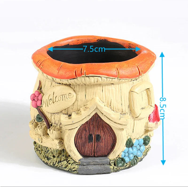 Succulent Plants Flower Pot, Creative Flowerpot, Hollow Shape, Floral Flower Pot, Crafts, Desktop Ornaments, Planter Decor