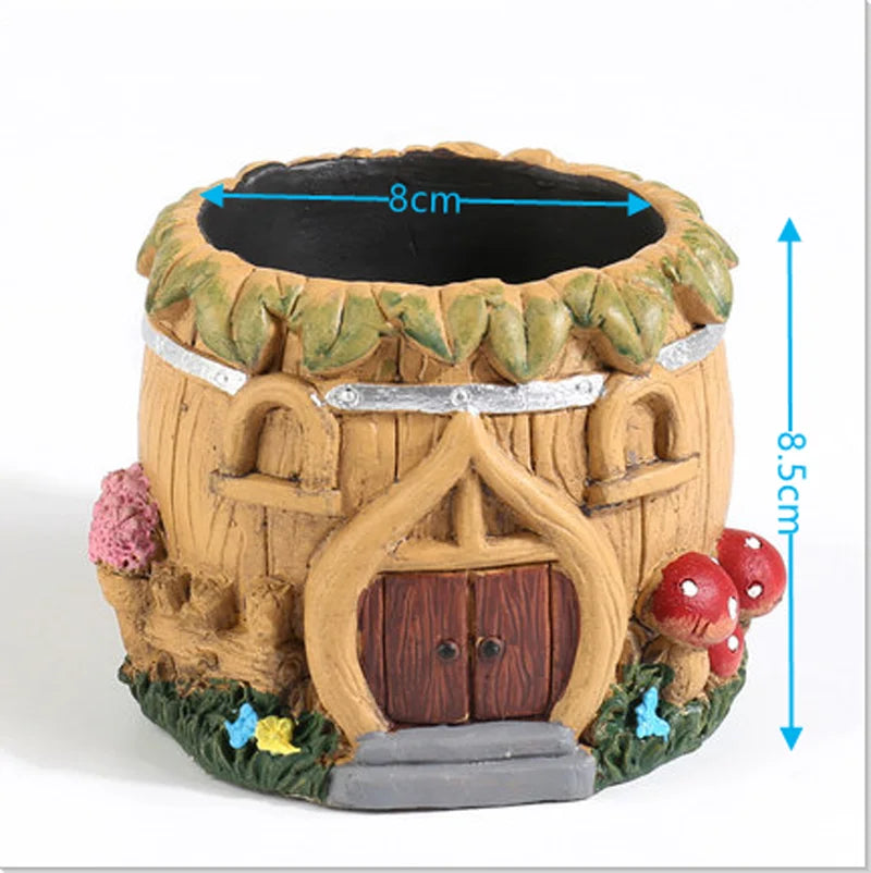 Succulent Plants Flower Pot, Creative Flowerpot, Hollow Shape, Floral Flower Pot, Crafts, Desktop Ornaments, Planter Decor