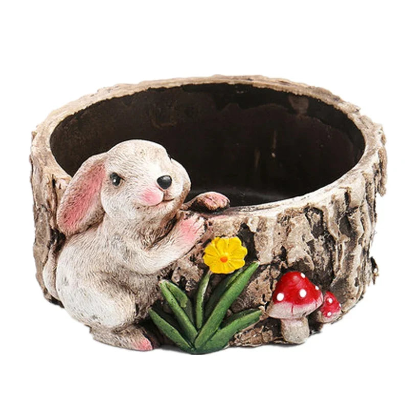 Succulent Plants Flower Pot, Creative Flowerpot, Hollow Shape, Floral Flower Pot, Crafts, Desktop Ornaments, Planter Decor