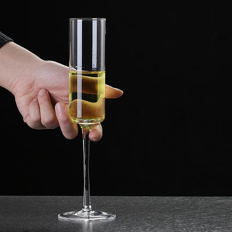 Crystal Goblet Champagne Glass Cup Creative Red Wine Sparkling Sweet Wine Glass Wedding Party Bar Home Drink Glass
