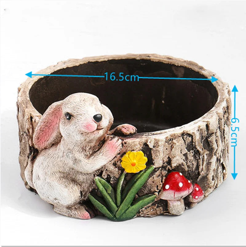 Succulent Plants Flower Pot, Creative Flowerpot, Hollow Shape, Floral Flower Pot, Crafts, Desktop Ornaments, Planter Decor