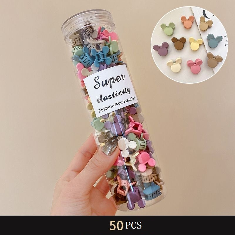 Colorful candy small clip mini small princess head hair clip summer forehead bangs side clip hair accessories (Available)