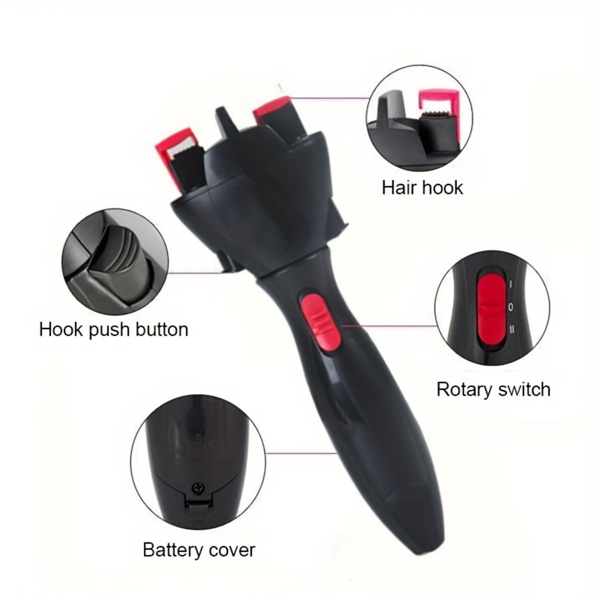Automatic hair braiding machine Bangladesh hair styling tool for girls women easy braid maker device