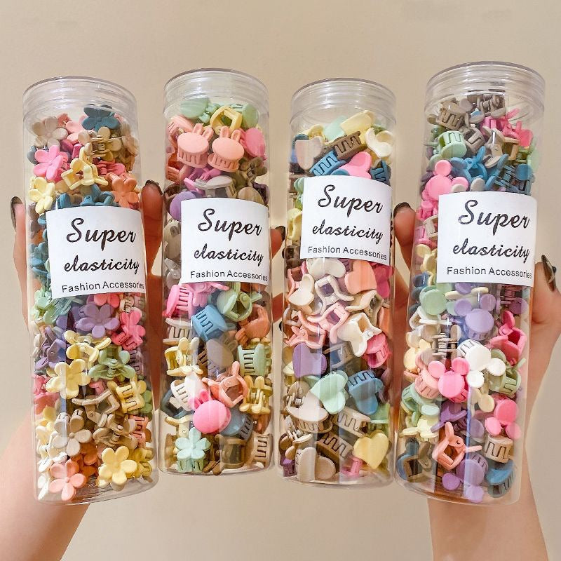 Colorful candy small clip mini small princess head hair clip summer forehead bangs side clip hair accessories (Available)