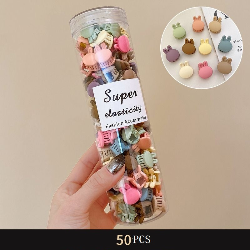 Colorful candy small clip mini small princess head hair clip summer forehead bangs side clip hair accessories (Available)