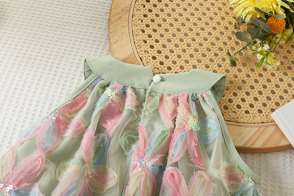Baby girl bow princess dress (Available)
