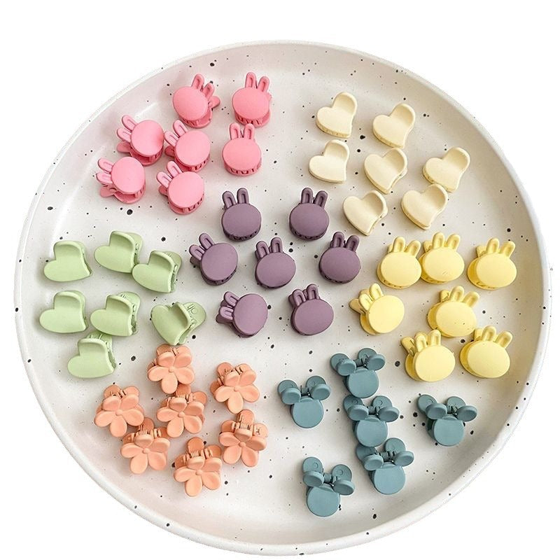 Colorful candy small clip mini small princess head hair clip summer forehead bangs side clip hair accessories (Available)