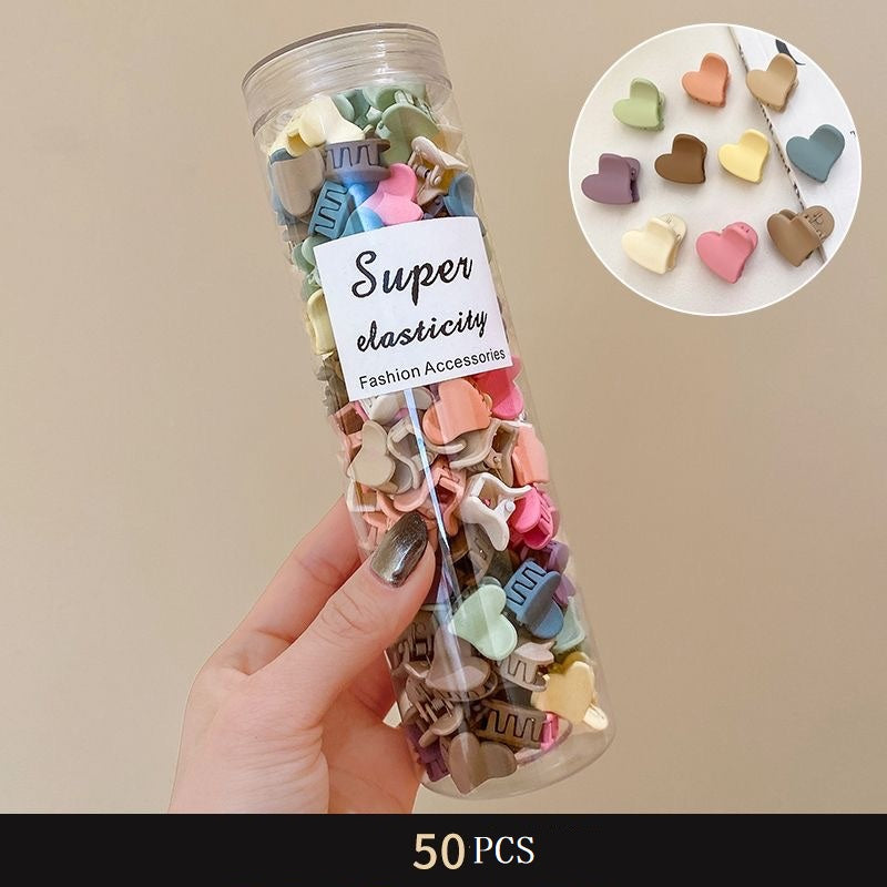 Colorful candy small clip mini small princess head hair clip summer forehead bangs side clip hair accessories (Available)
