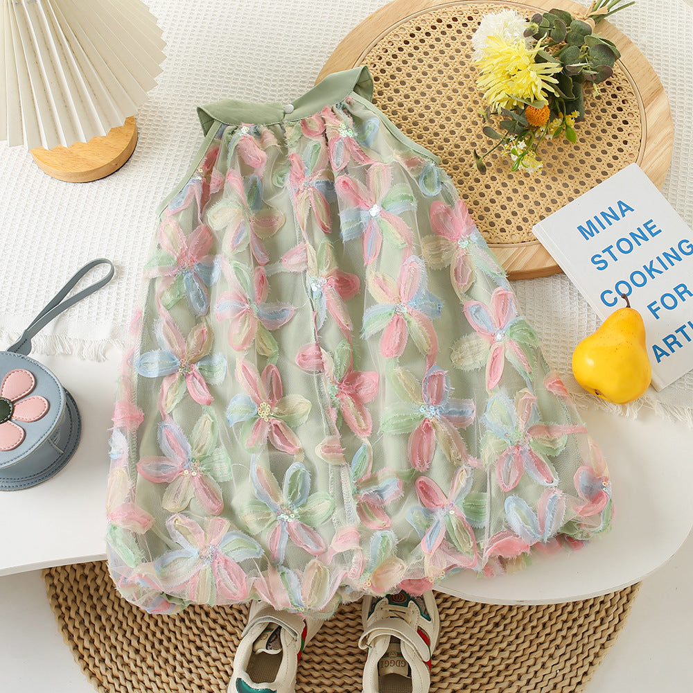 Baby girl bow princess dress (Available)