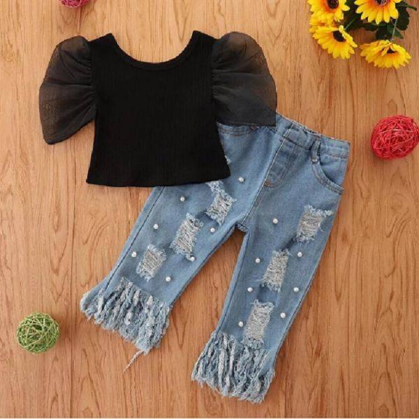 Girls Western Dress Set (Available)