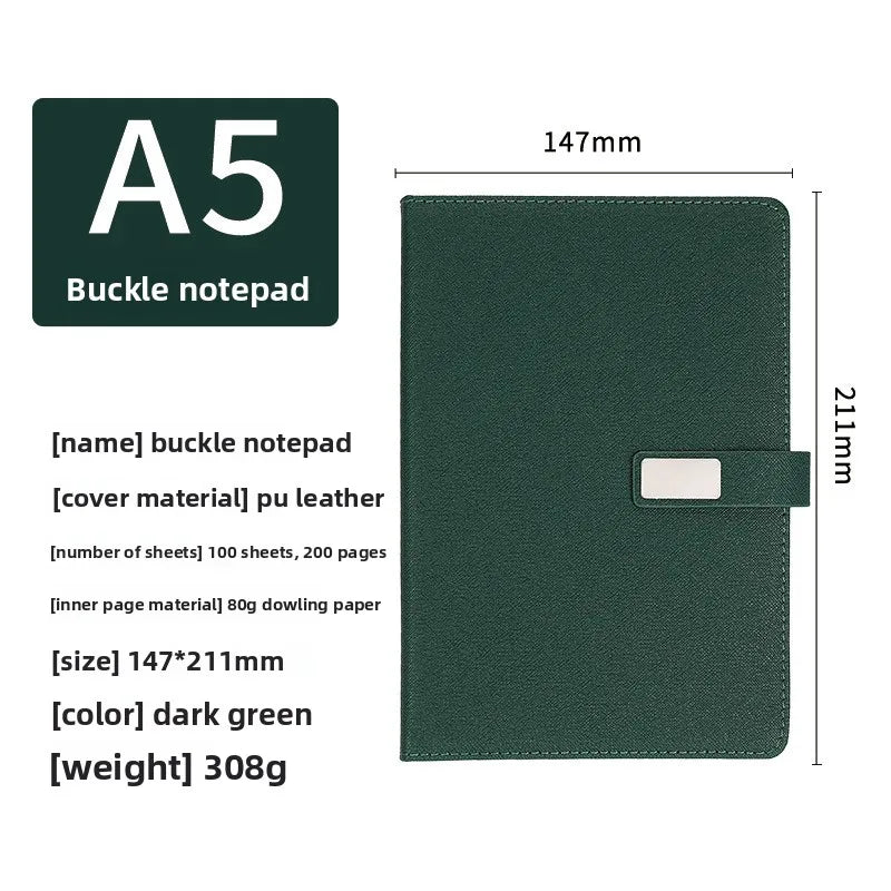 Corporate Office Notebook Fashion Gift Box Meeting Minutes Business Diary Notepad Set Writing Journal for Professional Use